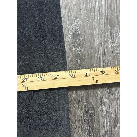 Old Navy Spellout Logo Grey Quarter Zip Fleece Sweater Y2K Casual - Men’s XL - Picture 7 of 8